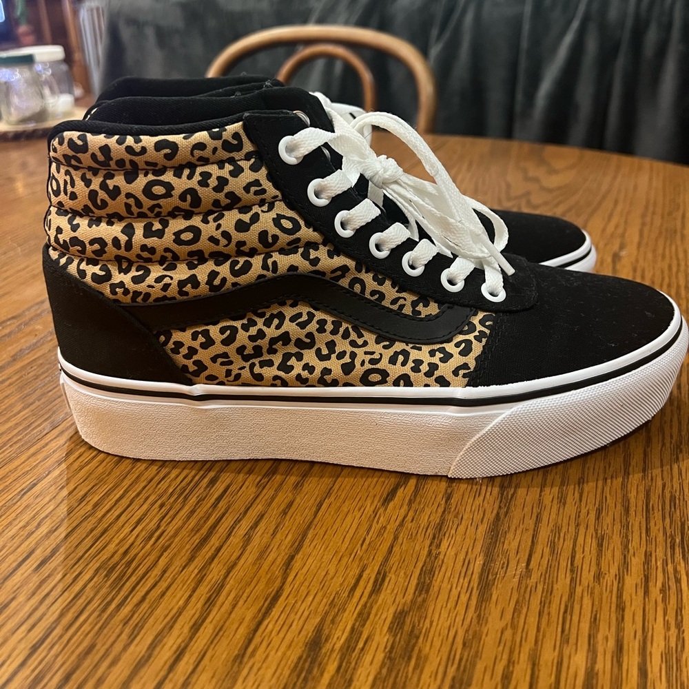 Vans Filmore High-Top Leopard Print Sneaker Women's